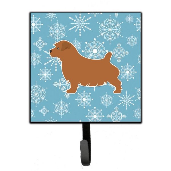 Micasa Winter Snowflake Norfolk Terrier Leash or Key Holder MI224822
